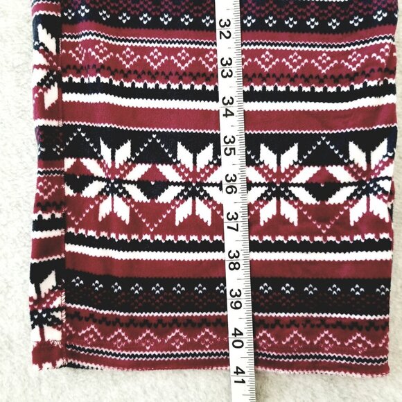 Nautica Women's Size XL 2 Piece Soft Warm Cozy Plush Pajama Sleepwear Set Snow - Picture 14 of 14